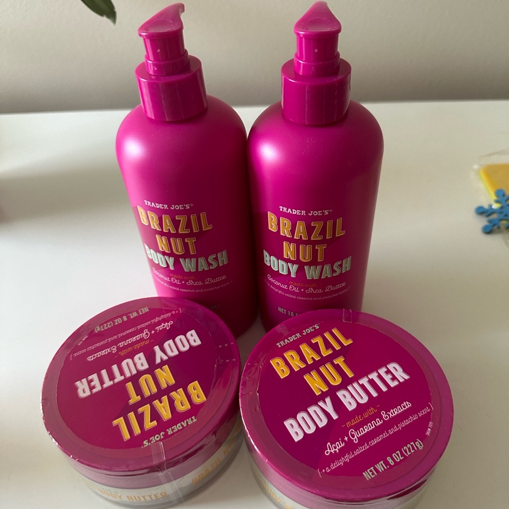 Trader Joe’s Brazil nut body butter and body wash
